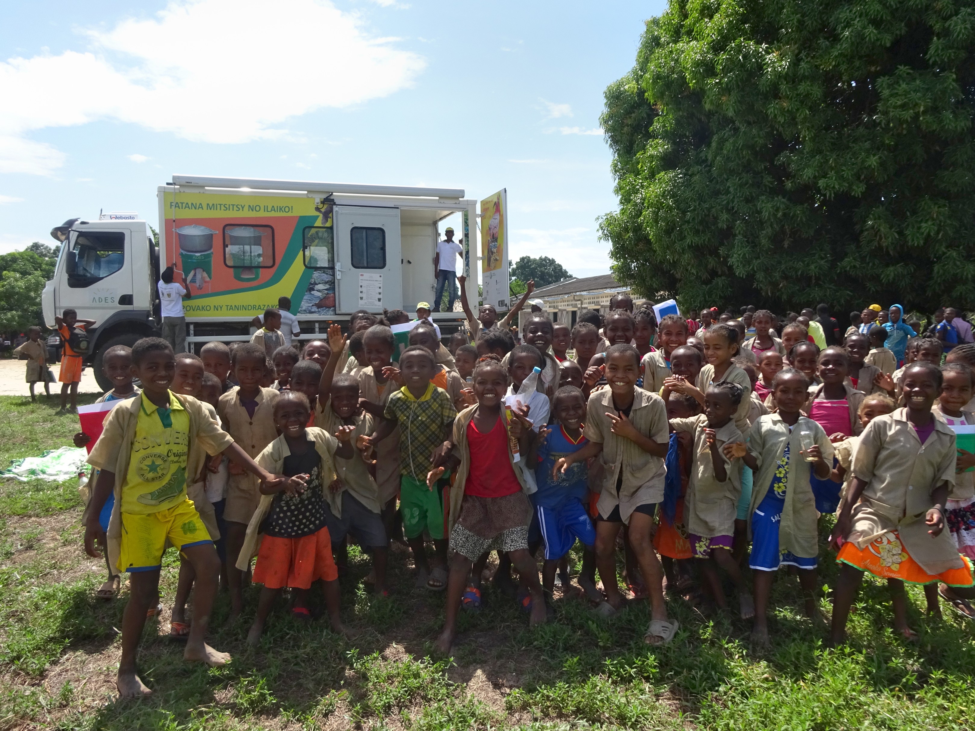 ADES Truck in Anjialava, Madagascar