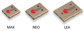 u-blox GNSS modules MAX, NEO and LEA