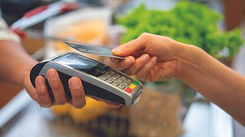contactless payment via credit card
