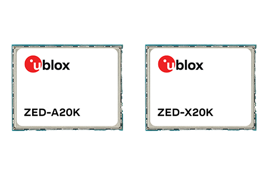 u-blox ZED-A20K and ZED-X20K automotive GNSS modules for ADAS and autonomous driving applications