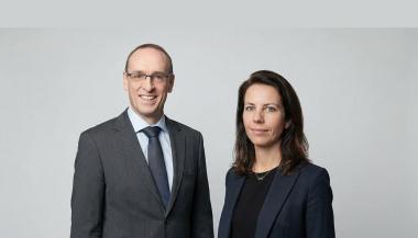 Picture of two co-ceos of u-blox: Camila Japur and Andreas Thiel