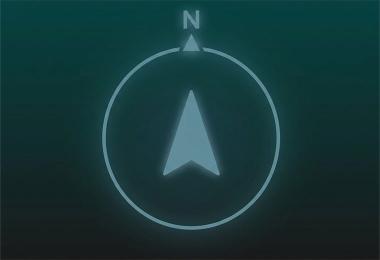 icon showing heading 