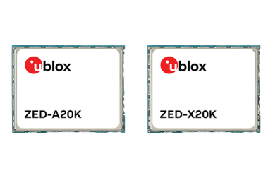 u-blox ZED-A20K and ZED-X20K automotive GNSS modules for ADAS and autonomous driving applications