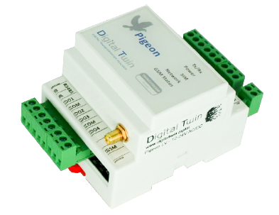 Image of digital twin pigeon cellular IoT edge device