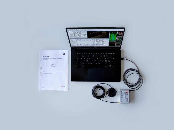 precision positioning setup with ZED-F9R precision positioning setup with ZED-F9R