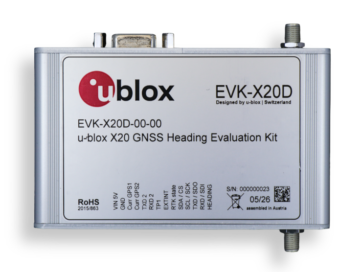 U・Vlock 2個 EVK-X20D | u-blox