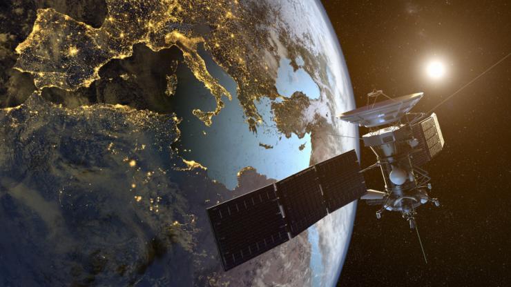 Satellite in Orbit
