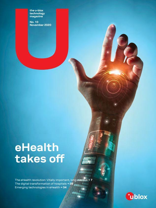 The cover of the eHealth takes off magazine