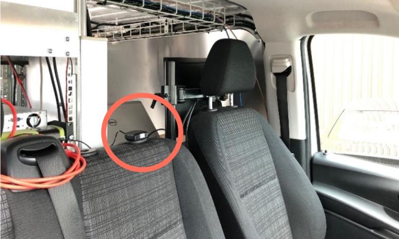 In-vehicle antenna with weak GNSS signal reception
