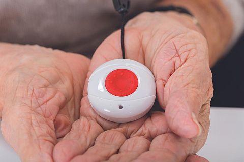 Emergency call button for eldery people