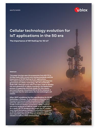 The evolution of cellular technology for IoT in the 5G era